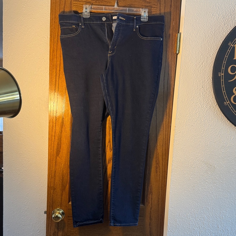 Dark Blue Denim Jeans
